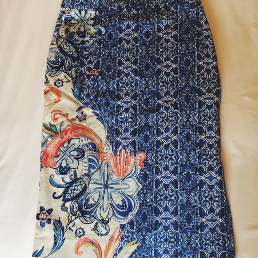 {Anthropologie} midi skirt